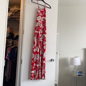 Express XS Floral maxi dress